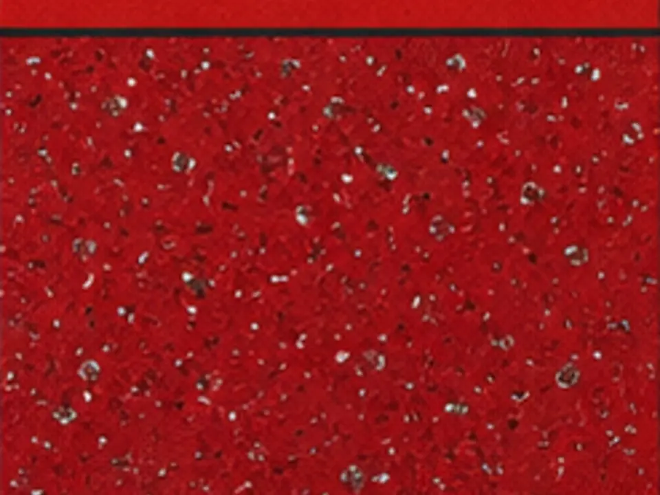 Chapa da pedra Vermelho Stellar